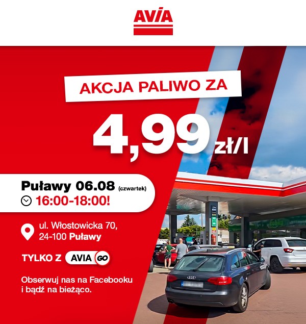 Akcja paliwo za 4.99!
